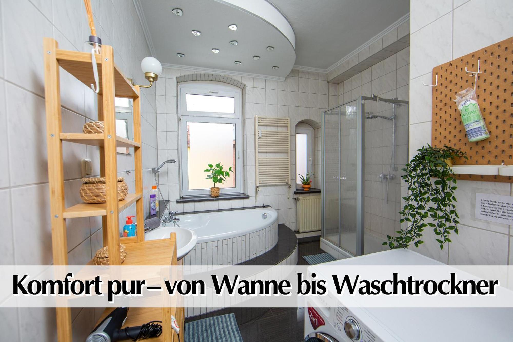 80M2 3R Wohnung Mit Privatem Parkplatz, Kingsize Betten, Smart-Tv, Etc Erfurt Bagian luar foto