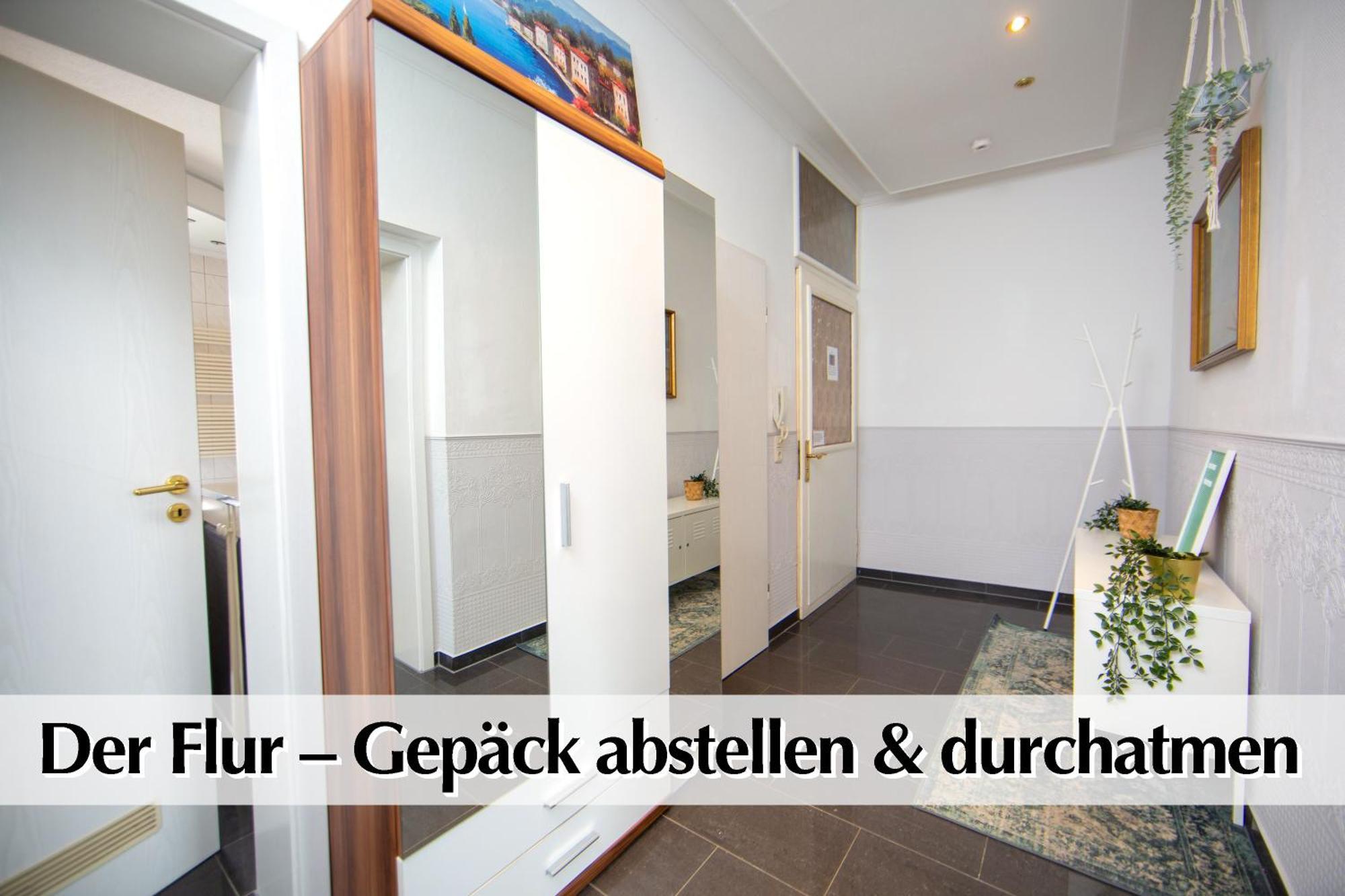80M2 3R Wohnung Mit Privatem Parkplatz, Kingsize Betten, Smart-Tv, Etc Erfurt Bagian luar foto